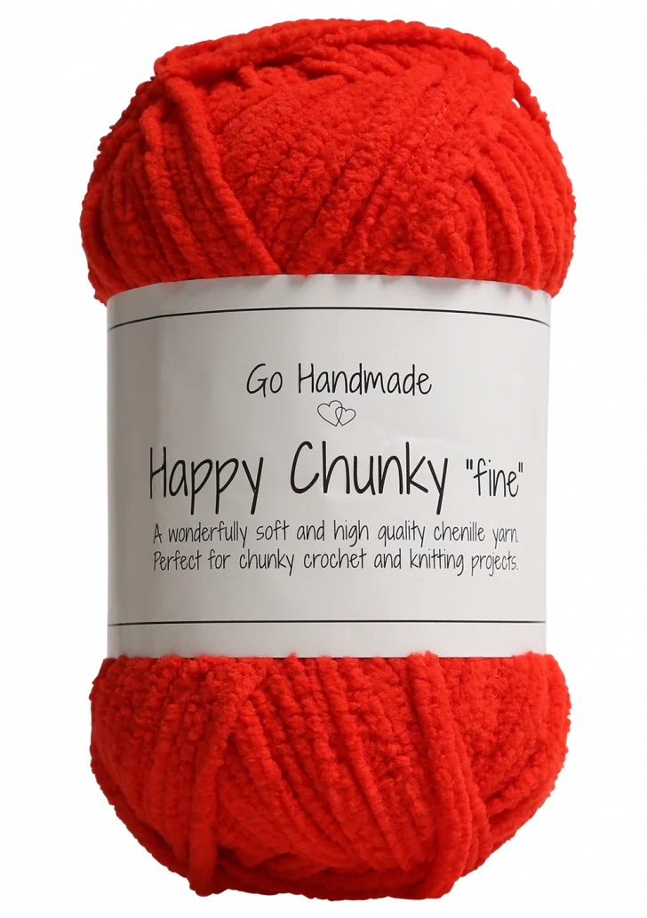 Happy Chunky Fine - Red