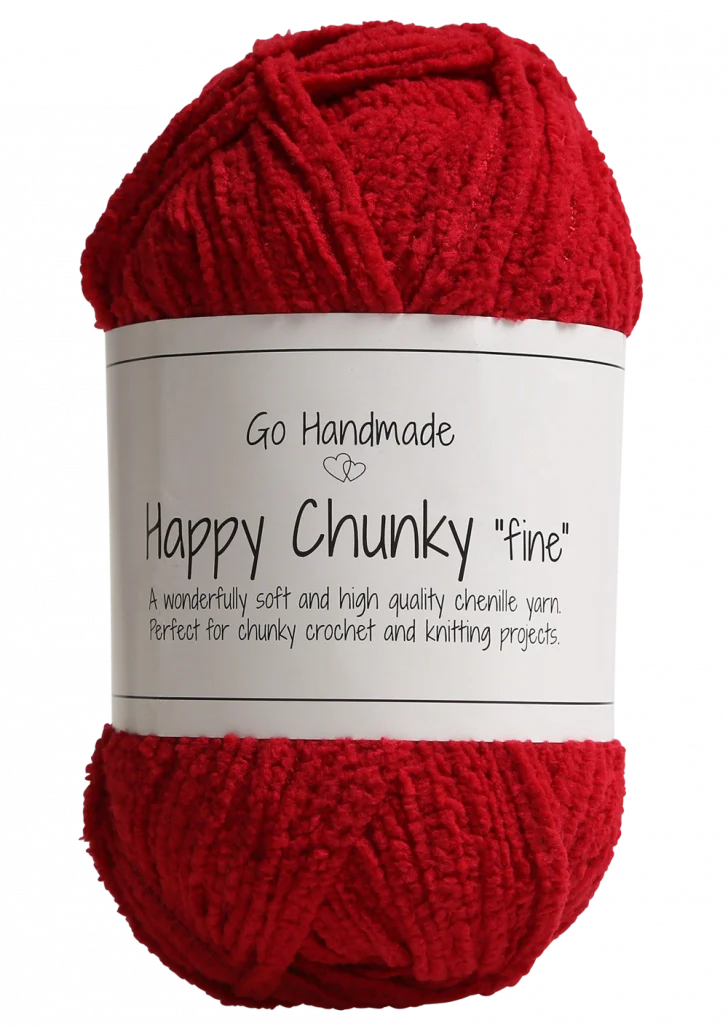 Happy Chunky Fine - Warm Red