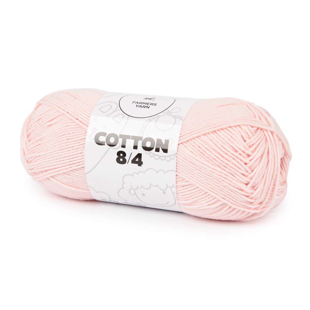 Farmers Yarn Mayflower 8/4 Cotton - Lyserød (52)