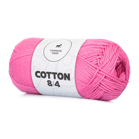 Farmers Yarn Mayflower 8/4 Cotton - Mørk Rosa (31)