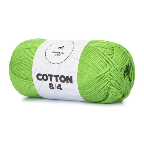 Farmers Yarn Mayflower 8/4 Cotton - Græsgrøn (35)