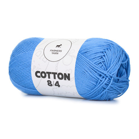 Farmers Yarn Mayflower 8/4 Cotton - Himmelblå (39)