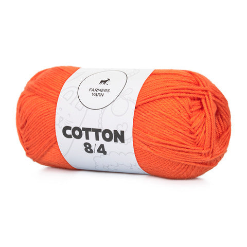 Farmers Yarn Mayflower 8/4 Cotton - Appelsin (42)