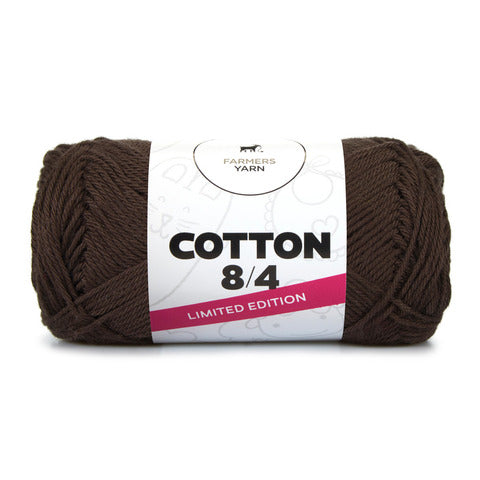 Farmers Yarn 8/4 Cotton Limited Edition - Chokolad (13)