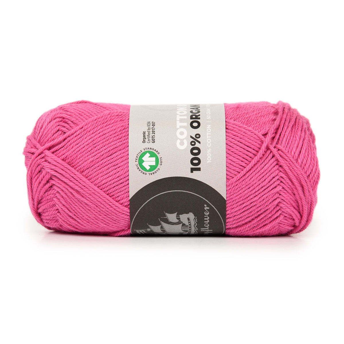 Mayflower Organic 8/4 Cotton - Fuchsia (08)