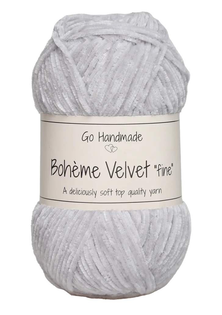 Bohéme Velvet Fine - Light Grey