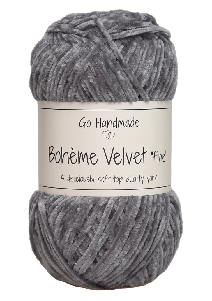 Bohéme Velvet Fine - Dark Grey