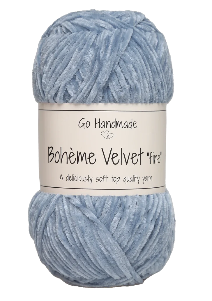 Bohéme Velvet Fine - Jeans Blue