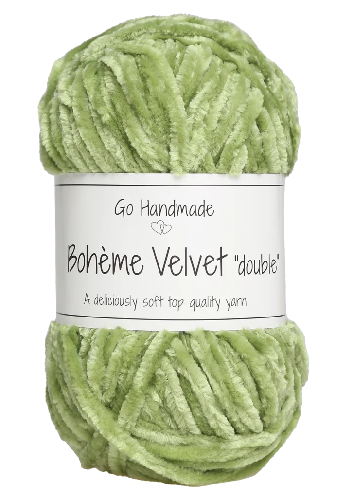 Bohéme Velvet Double - Peridot Green