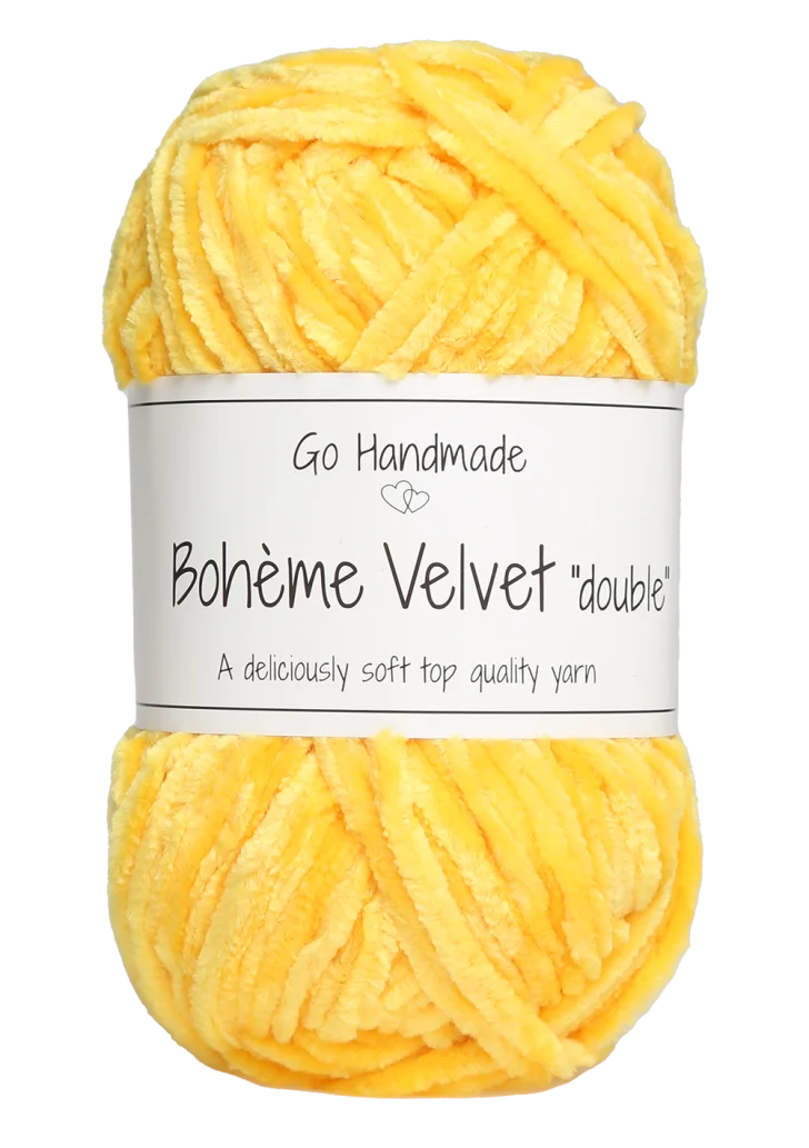 Bohéme Velvet Double - Giraffe Yellow