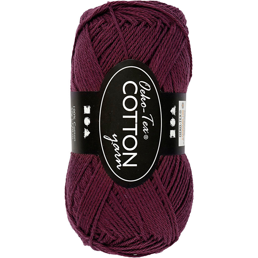 Oeko-Tex 8/4 Cotton - Blomme (250)