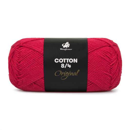 Mayflower 8/4 Cotton - Mørkerød (12)