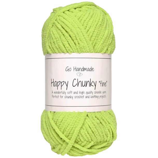 Happy Chunky Fine - Kiwi Green