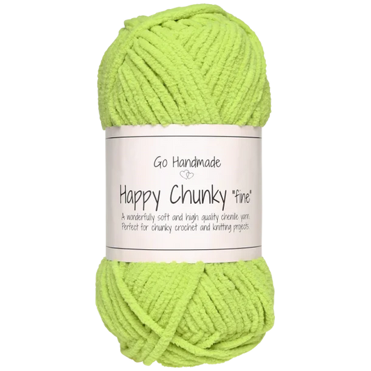 Happy Chunky Fine - Kiwi Green