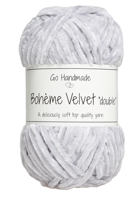Bohéme Velvet Double - Light Grey