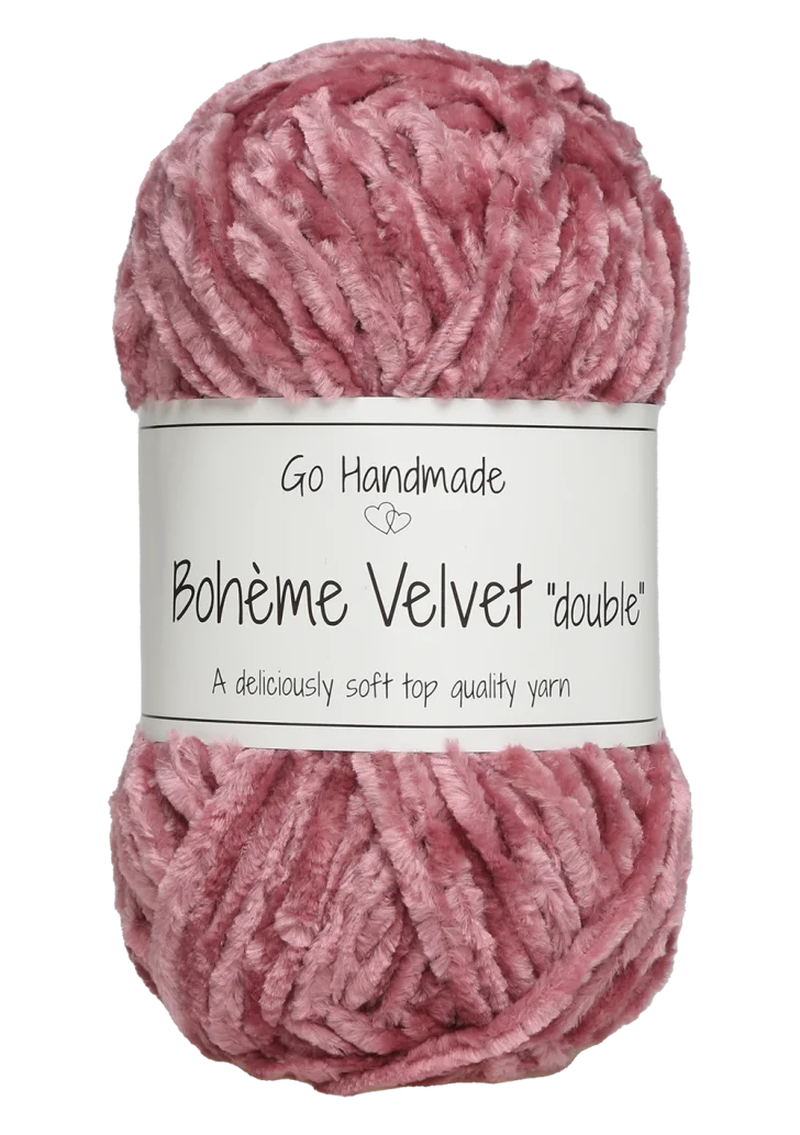 Bohéme Velvet Double - Raspberry