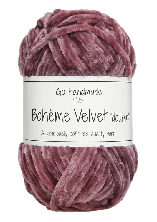 Bohéme Velvet Double - Dark Lavender