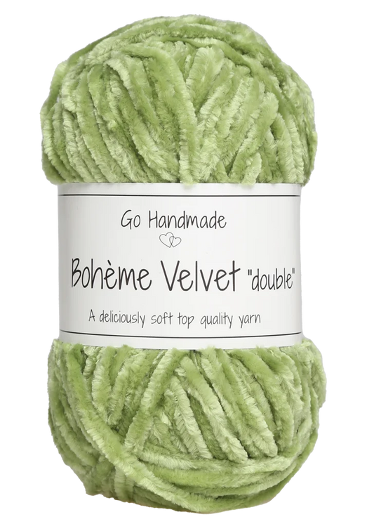 Bohéme Velvet Double - Peridot Green