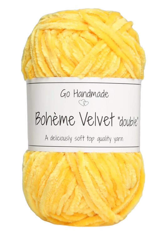 Bohéme Velvet Double - Giraffe Yellow