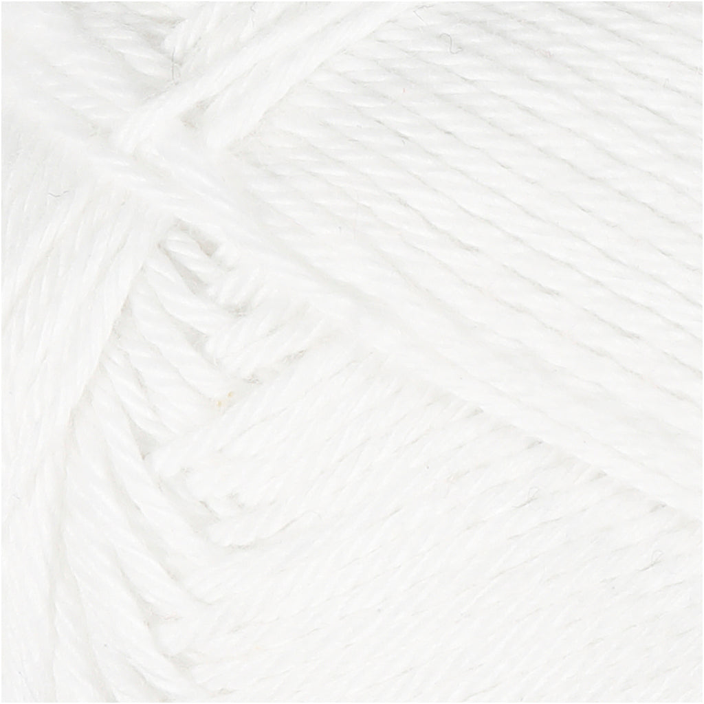 Oeko-Tex 8/4 Cotton - Hvid (020)