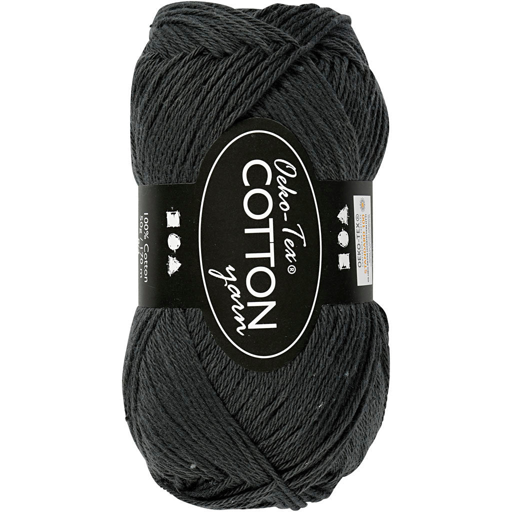 Oeko-Tex 8/4 Cotton - Antracitgrå (200)