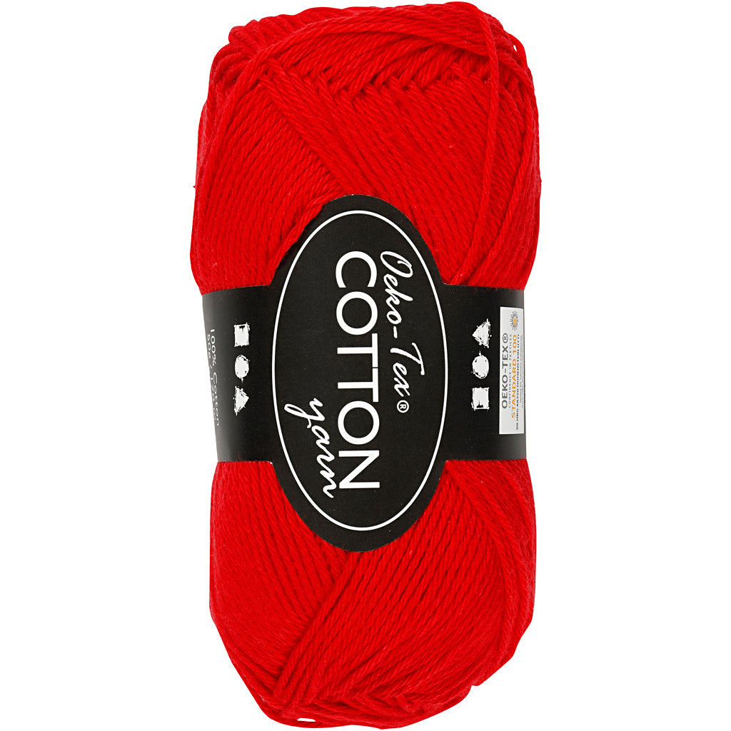 Oeko-Tex 8/4 Cotton - Mørk Rød (240)