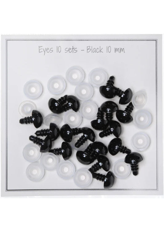 Sikkerhedsøjne - 10 mm